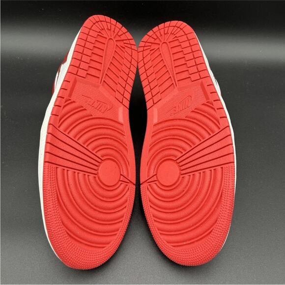 Nike Air Jordan 1 Low Shoes Dune Red White Lobster FJ3459-160 Men's Size 10 - Picture 4 of 5